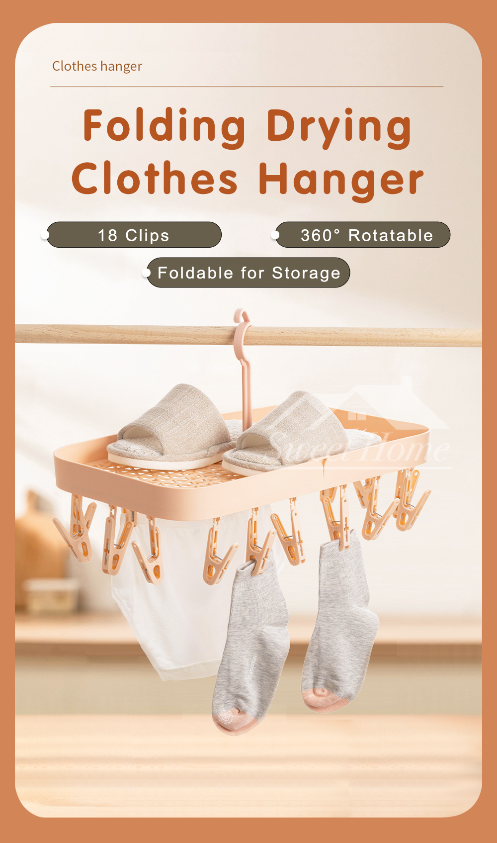 KL013 Multi-function Foldable Hanger-1